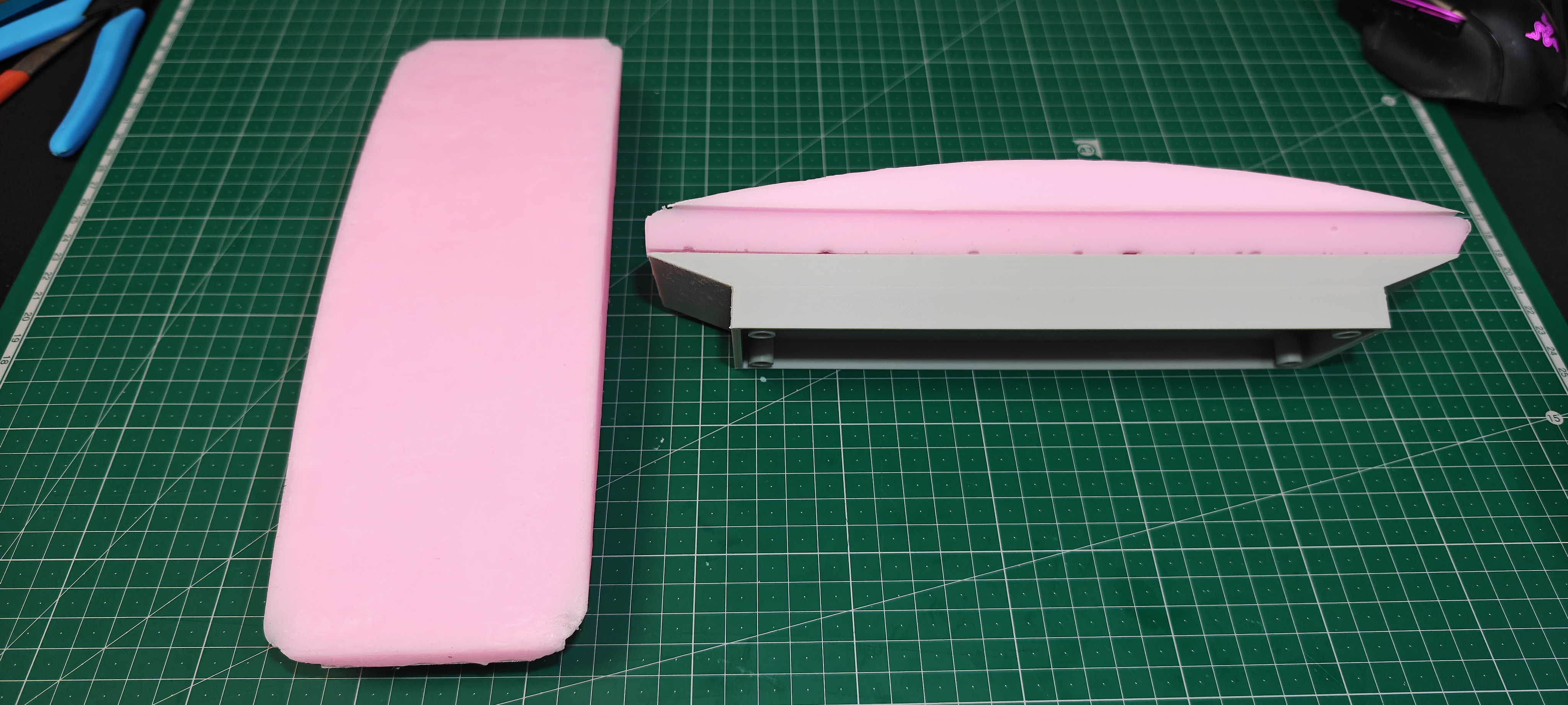 キャビティとシリコンを組み合わせた写真