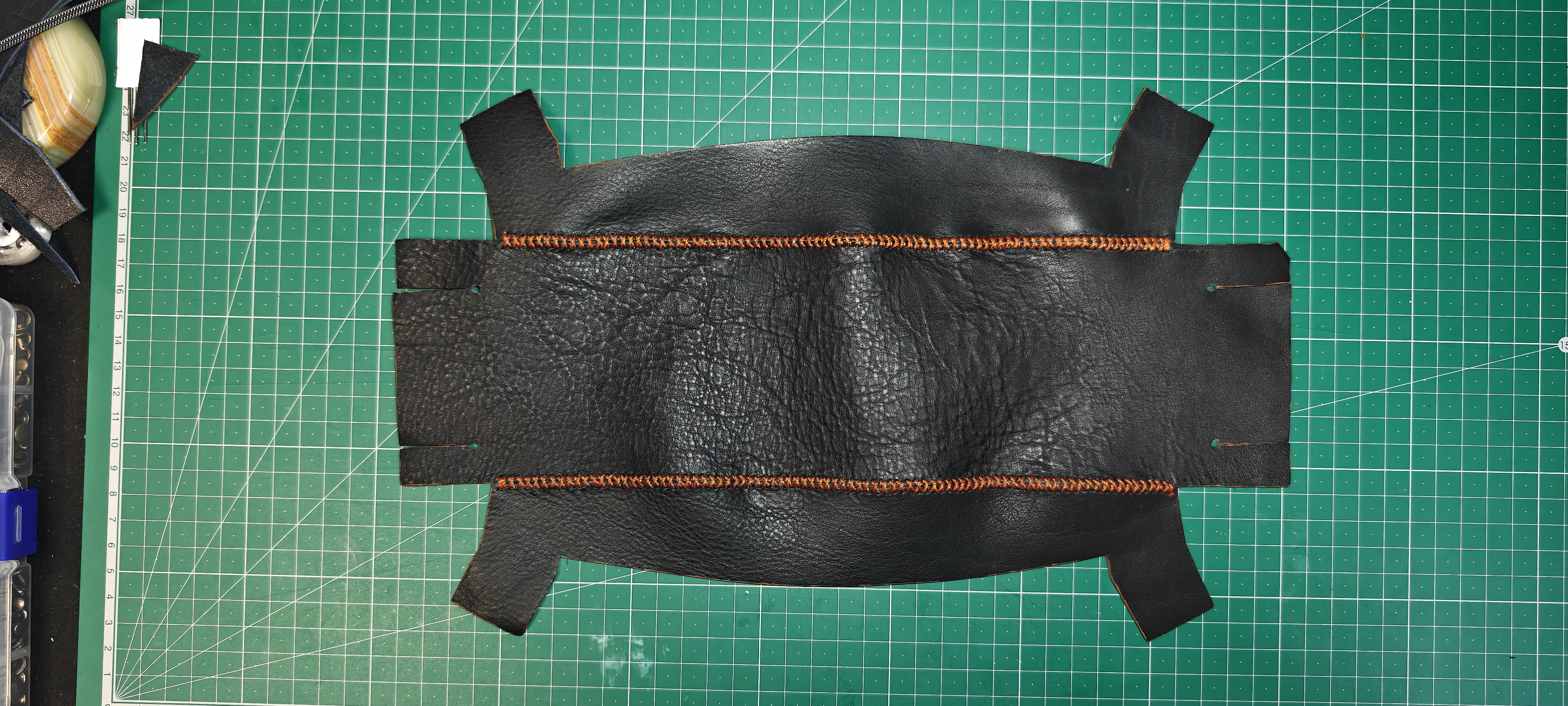 縫った後の写真